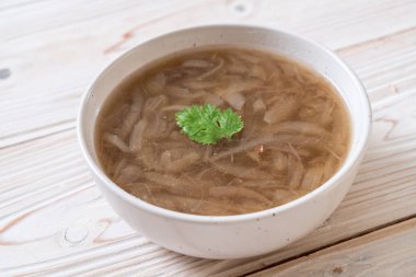 soğan çorba kasesi - sağlıklı gıda tarzı