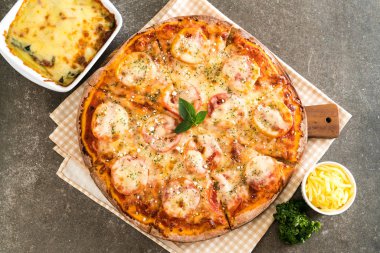 Tablo - İtalyan yemeği stil domates pizza