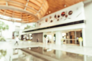 Otel lobisinde arka plan için soyut bulanıklık