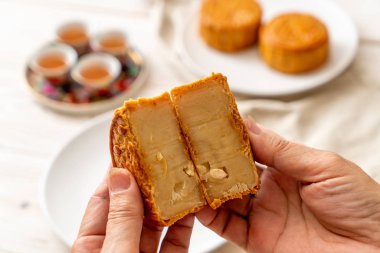 Çin ay çöreği Çin sonbahar ortası festivali için - Çin tatlı tarzı