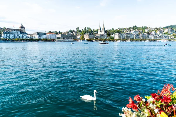 Stadtbild Von Luzern Der Schweiz — Stockfoto