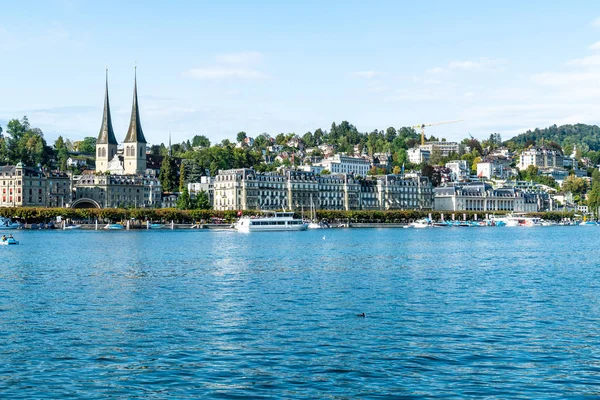 Міський Пейзаж Люцерни Luzern Швейцарії — стокове фото