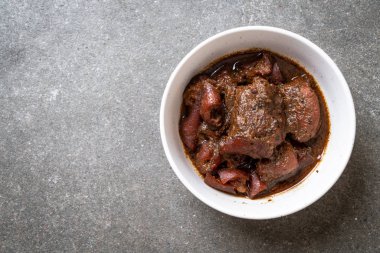 herb - Phuket Tayland geleneksel gıda tarzı ile domuz eti güveç