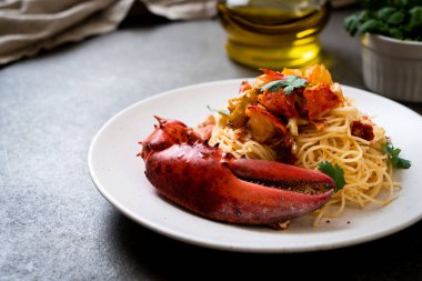 Makarna ya da ıstakoz spagettisi - İtalyan yemeği