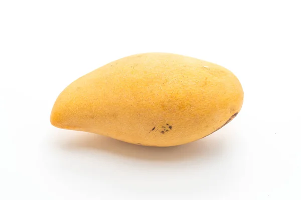 Beyaz Arka Plan Üzerinde Izole Taze Altın Mango — Stok fotoğraf