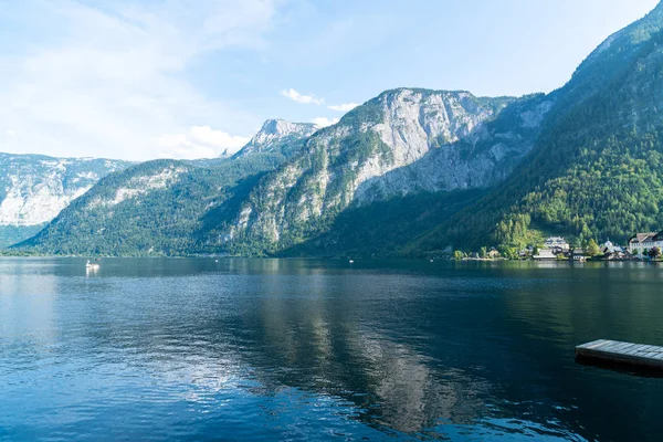 Beautiful Hallstatter Lake Austrian Alps — Stock Photo, Image
