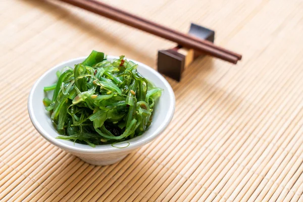 Ensalada Algas Marinas Estilo Comida Japonesa —  Fotos de Stock