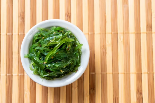 Salada Algas Estilo Comida Japonesa — Fotografia de Stock