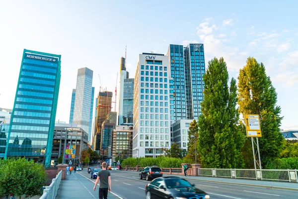 Frankfurt Main Deutschland September 2018 Blick Auf Frankfurt Main — Stockfoto