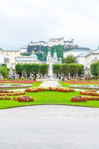 Ogrodów Mirabell Mieście Salzburg Austria — Zdjęcie stockowe