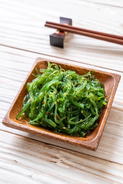 Salada Algas Estilo Comida Japonesa — Fotografia de Stock