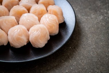 Çin karides pişmiş hamur tatlısı - Asya gıda tarzı