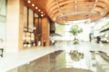 Otel lobisinde arka plan için soyut bulanıklık