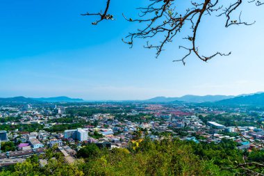 Hill Phuket, Tayland, Phuket şehir manzarası çaldı