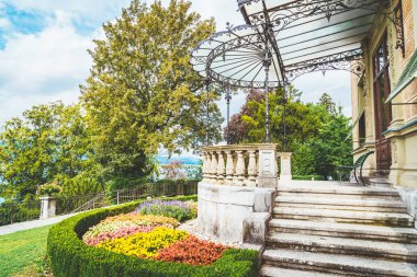 Hunegg kale İsviçre tarihi Ulusal Müzesi, güzel mimari
