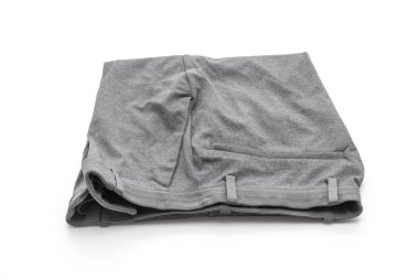 izole üzerinde beyaz arka plan erkek gri pantolon