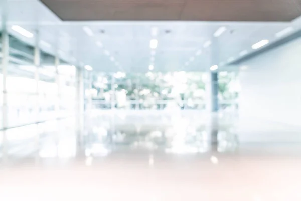 Difuminación Abstracta Desenfocada Edificio Oficinas Vacío Con Ventana Vidrio Espacio —  Fotos de Stock