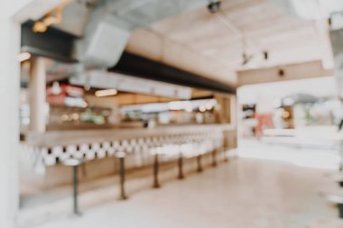 Soyut bulanıklık ve Cafe restaurant için arka plan - vintage filtre defocused