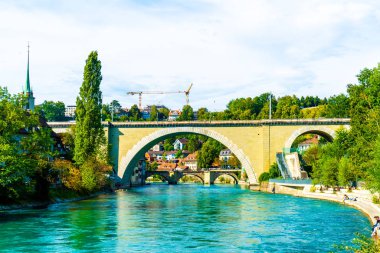 İsviçre 'nin başkenti Bern' de Güzel Mimarlık