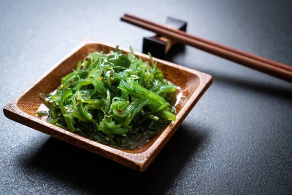 Ensalada Algas Marinas Estilo Comida Japonesa —  Fotos de Stock