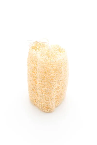 Luffa Peeling Isoliert Auf Weißem Hintergrund — Stockfoto