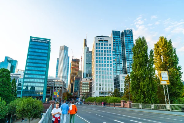 Frankfurt Main Deutschland September 2018 Blick Auf Frankfurt Main — Stockfoto