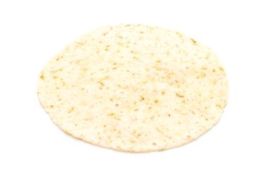 İzole üzerinde beyaz arka plan hamur tortilla saran