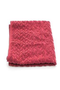 Beyaz arkaplanda izole edilmiş havlu