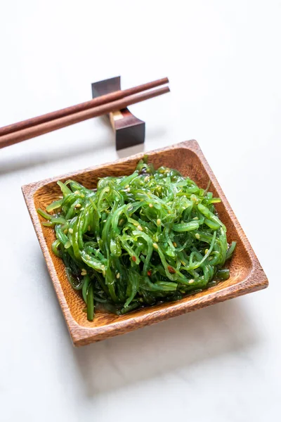 Ensalada Algas Marinas Estilo Comida Japonesa —  Fotos de Stock