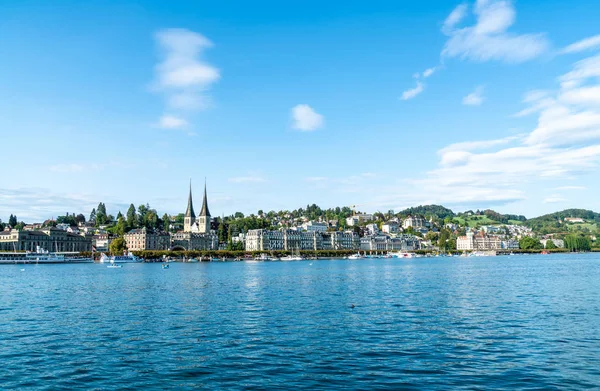 Panoráma Města Lucern Luzern Švýcarsku — Stock fotografie