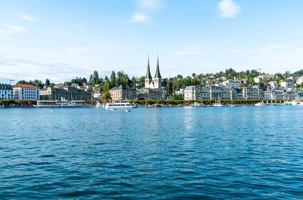 Panoráma Města Lucern Luzern Švýcarsku — Stock fotografie