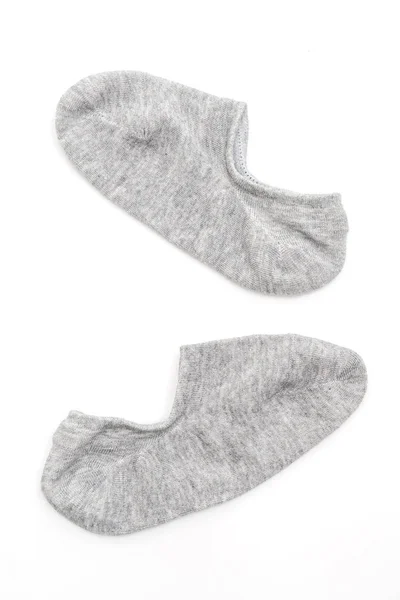 Krátké Ponožky Izolované Bílém Pozadí — Stock fotografie
