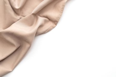 Beyaz arka plan üzerinde izole mutfak bezi (peçete)