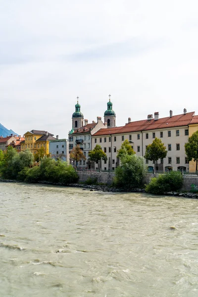 Vacker Stad Innsbruck Stadsbild Österrike — Stockfoto