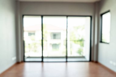 boş oda-pencere ve kapı ev için arka plan bulanıklık