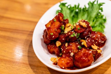 kızarmış tavuk Barbekü sosu - Korece tarzı ile