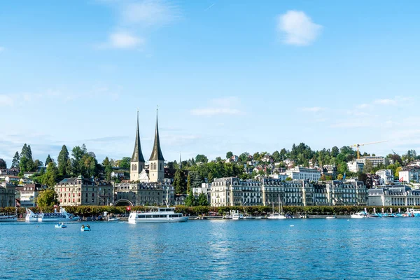Міський Пейзаж Люцерни Luzern Швейцарії — стокове фото