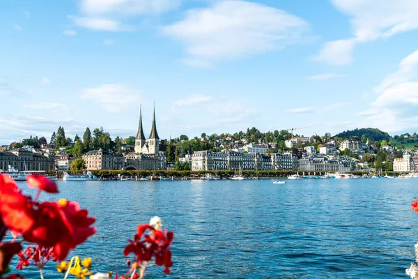 卢塞恩的城市风光 卢塞恩 在瑞士 — 图库照片