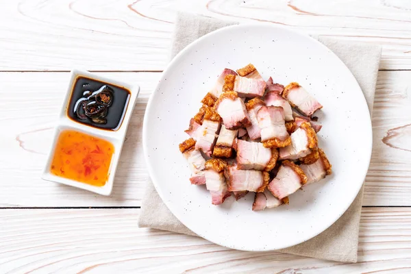 Crispy Pork Belly Deep Fried Pork — Stock Photo, Image