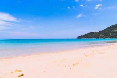 Güzel tropikal plaj ve deniz paradise Island - tatil tatil kavramı