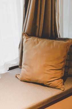 Yastık kanepe dekorasyon yatak odası iç - Vintage ışık filtresi