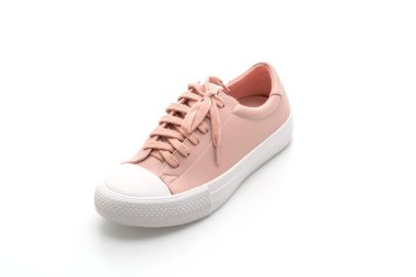 pembe spor ayakkabı ayakkabı izole beyaz arka plan üzerinde