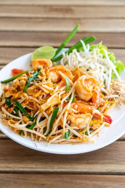Tay gıda Tay (tavada kızartılmış Pirinç Noodle karides ile) - pad