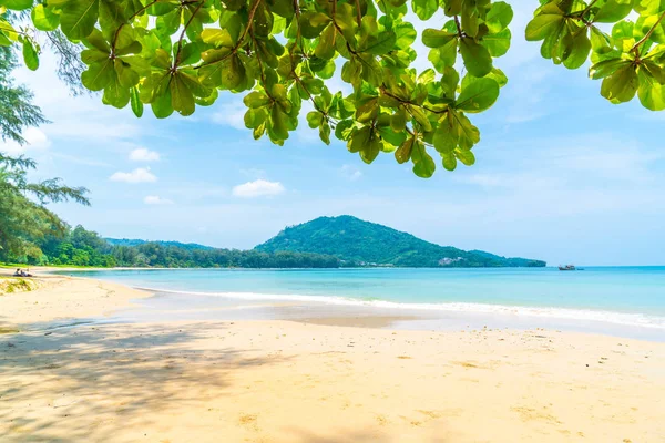 Hermosa Playa Tropical Mar Isla Paradisíaca Concepto Vacaciones —  Fotos de Stock