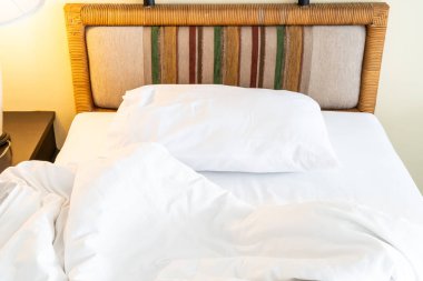 Yastık yatak yatak odası iç dekorasyon rumple