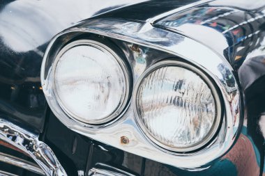 kafa eski araba - vintage etkisi filtre ışık