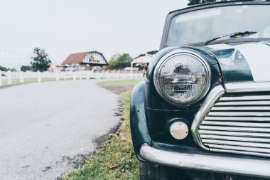 kafa eski araba - vintage etkisi filtre ışık