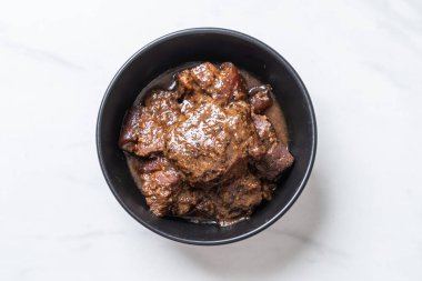 herb - Phuket Tayland geleneksel gıda tarzı ile domuz eti güveç