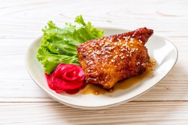 teriyaki sosu ve susam ızgara tavuk biftek