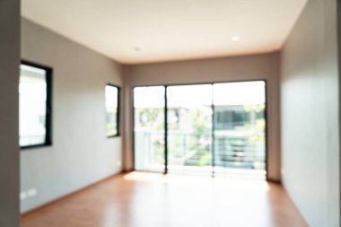 boş oda-pencere ve kapı ev için arka plan bulanıklık